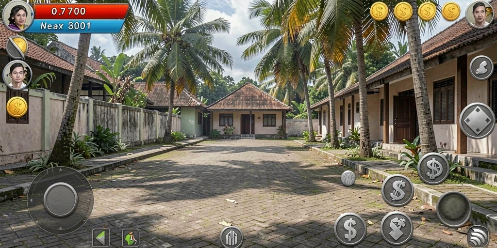 Tantangan seru di setiap level yang harus diatasi.