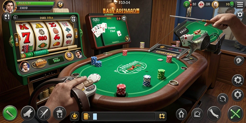 Screenshot dari misi multiplayer yang seru.