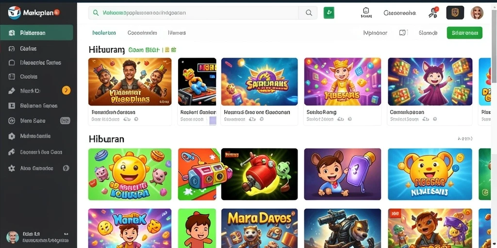 Inilah tampilan fitur sosial yang memungkinkan interaksi antar pemain.
