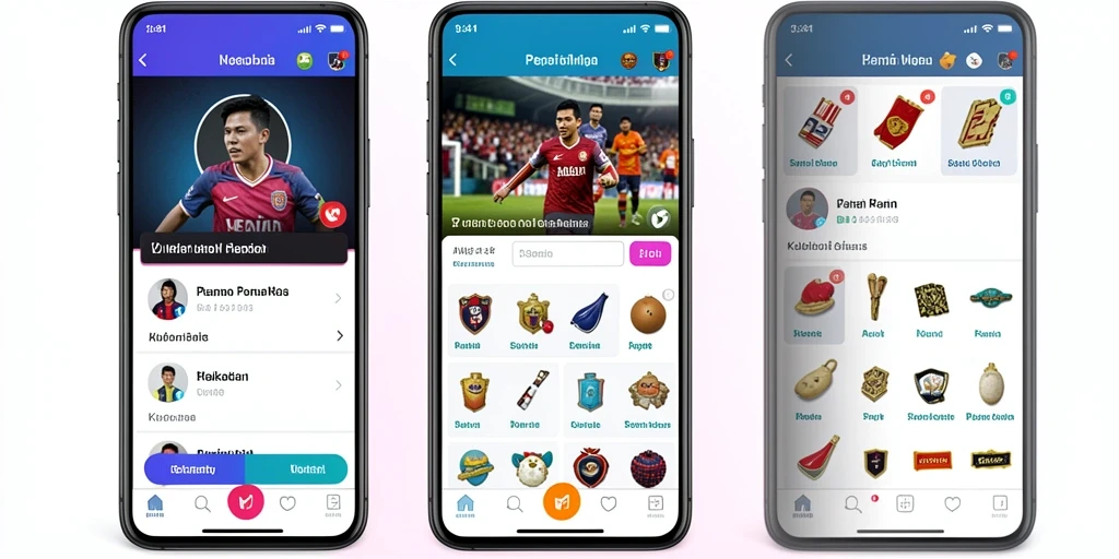 Gambaran fitur multiplayer yang memungkinkan pemain bersaing.