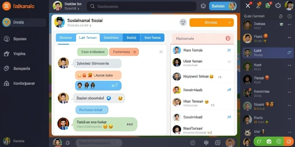 Seminar virtual dalam aplikasi untuk pembelajaran lebih lanjut.