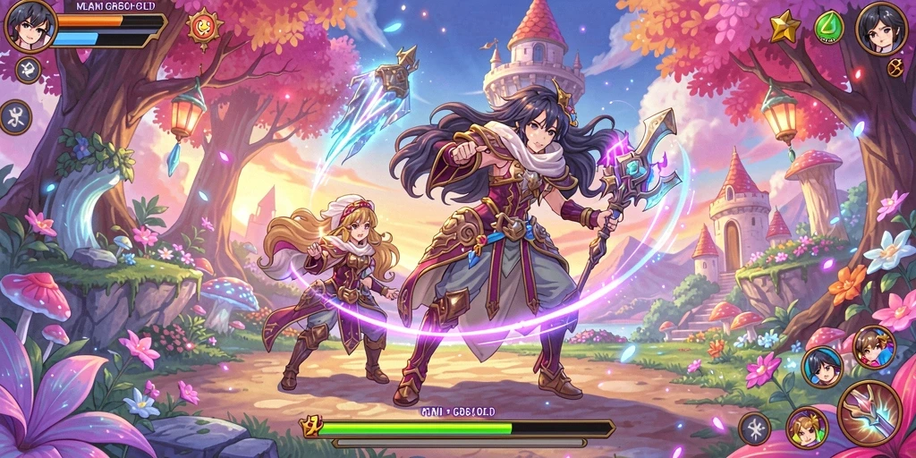 Screenshot dari mode multiplayer yang menunjukkan aksi seru.